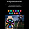 Image of Estilo smartwatch cópia completa redonda smartwatch bluetooth chamada relógio inteligente masculino feminino pulseiras de fitness diy enfrenta ios android