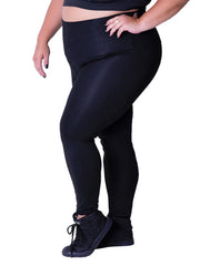 Calça Legging Plus Size E Top Ginastica Conjunto Fitness Para Exercícios Uso Dia Trabalho Marca BumBum